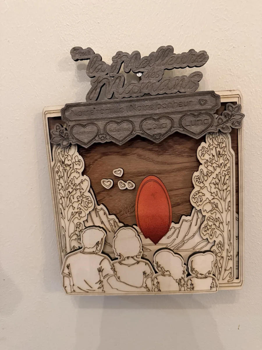 Tableau famille personnalisé