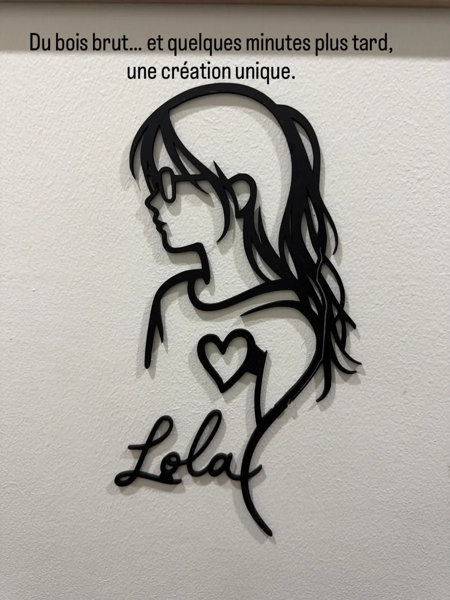 Silhouette murale personnalisée