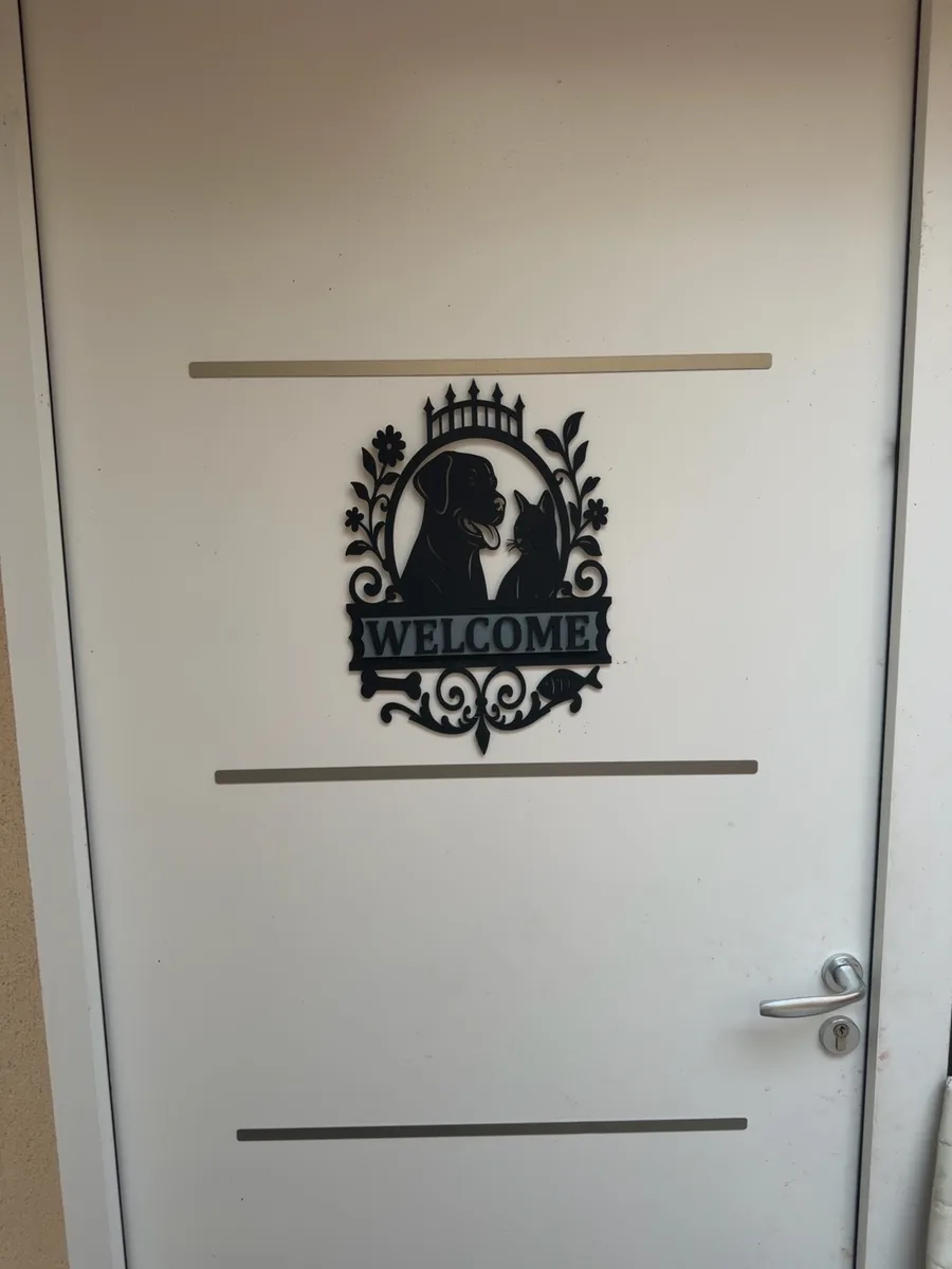 Décoration de porte animaux